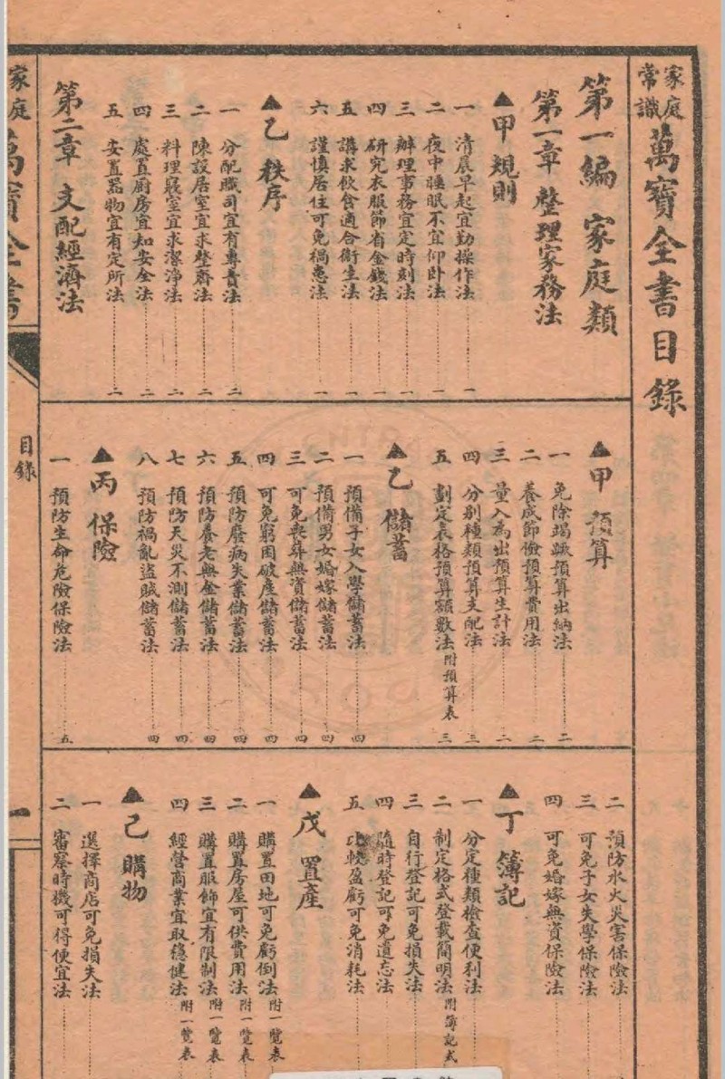 家庭常识万宝全书 著者不详 1922 上海世界书局