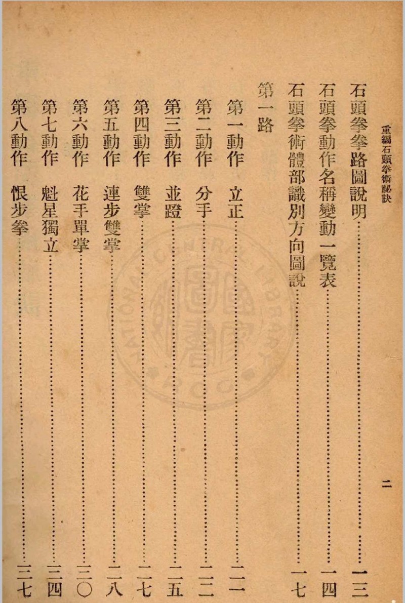 重编石头拳术秘诀 郭粹亚, 金一明编著1940