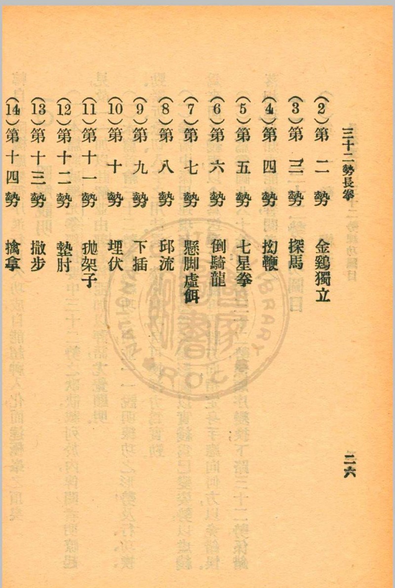 三十二势长拳 金一明著 1931年 中华书局