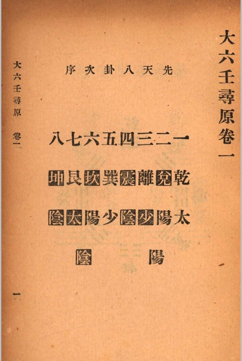 六壬寻原 存上册 清 张照纯 撰 秦慎安 校勘 1925