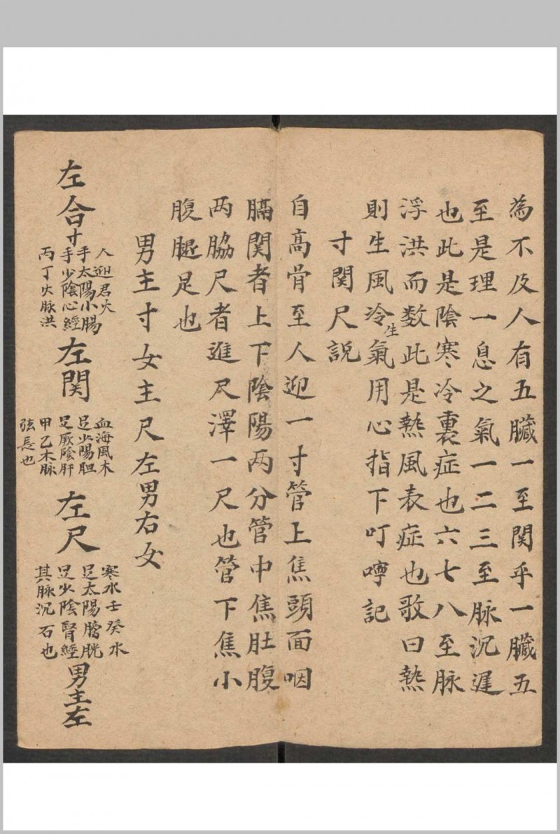 诊法杂抄, 1800