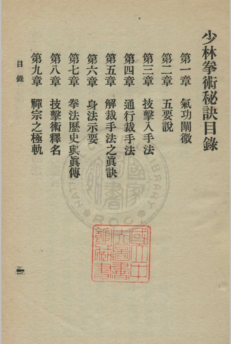 少林拳术秘诀 尊我斋主人著[1932]中华书局