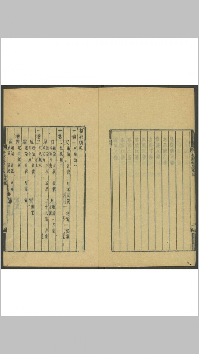 陈元龙. 格致镜原 100卷. 雍正乙卯 序