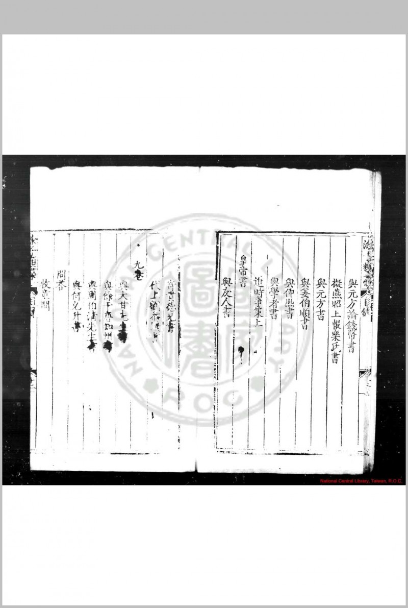 重刻涂子类稿 (明)涂几撰 明嘉靖十五年(1536)宜黄知县黄漳刊后代修补本