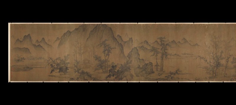 宋 文同 晚霭横卷图 30.2&#215;216