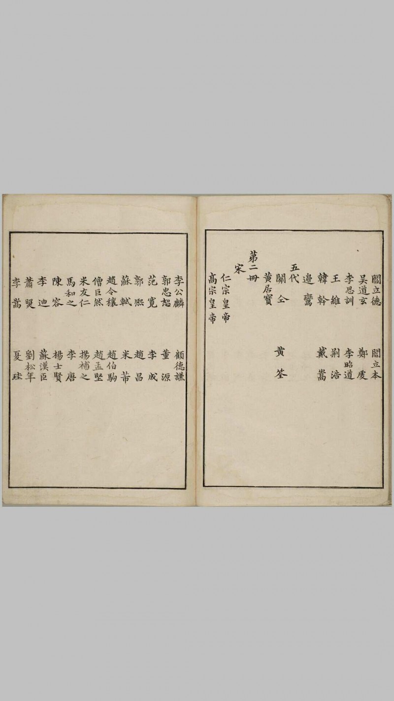 历代名公画谱.顾氏画谱.四冊.明.顾炳.辑.天明四年谷文晁摹明万历时期顾三聘.三锡刊本