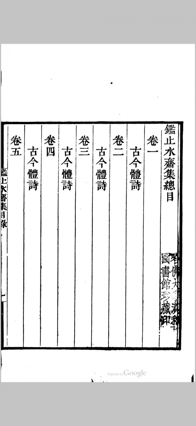 鉴止水斋集 20卷 许宗彦 1819
