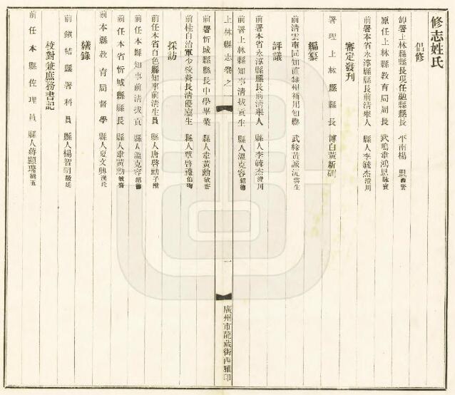 广西省南宁市《民国上林县志》全十六卷 杨盟 李毓杰修 黄诚沅纂PDF电子版地方志下载插图1