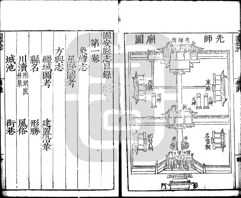 河北省廊坊市《嘉靖固安县志》全九卷 明 何永庆修 苏志皋纂PDF电子版地方志下载插图1