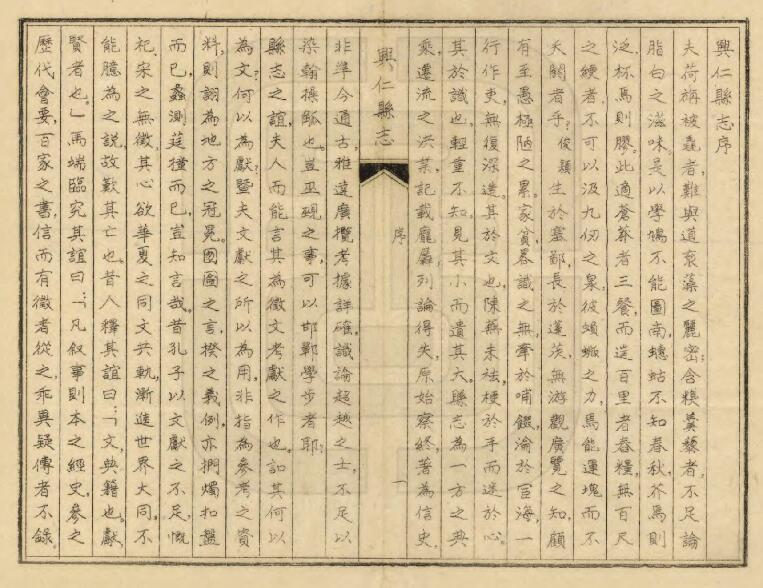 贵州省黔西南州《民国兴仁县志》全二十二卷 冉晸修 张俊颖纂PDF电子版地方志下载插图1