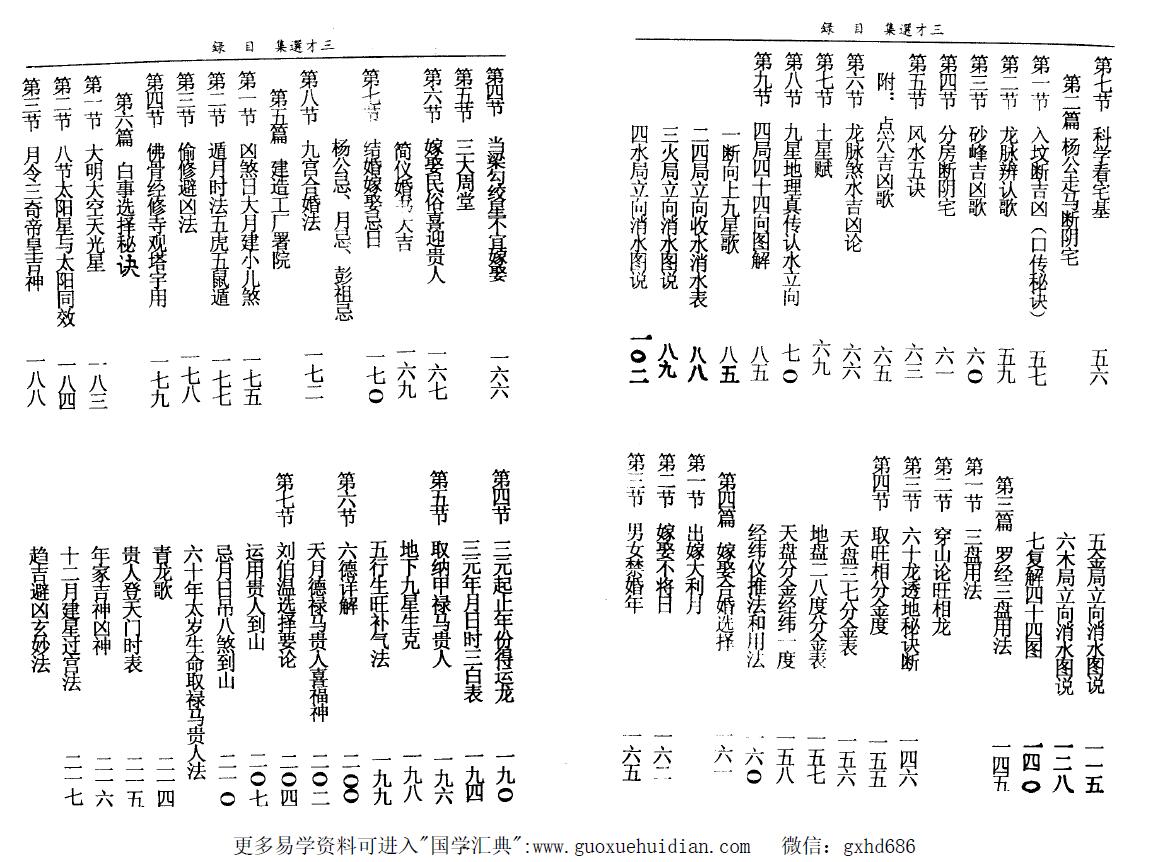 贾文敬《三才选集》168页双面 堪舆阳宅 第3张