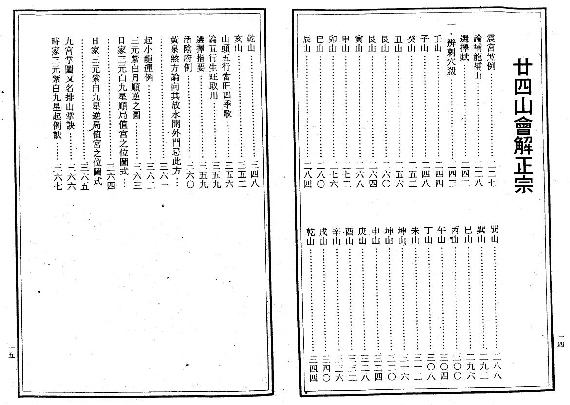 八宅四书全集（附二十四山会解正宗） 大山书店 368页 堪舆阳宅 第5张