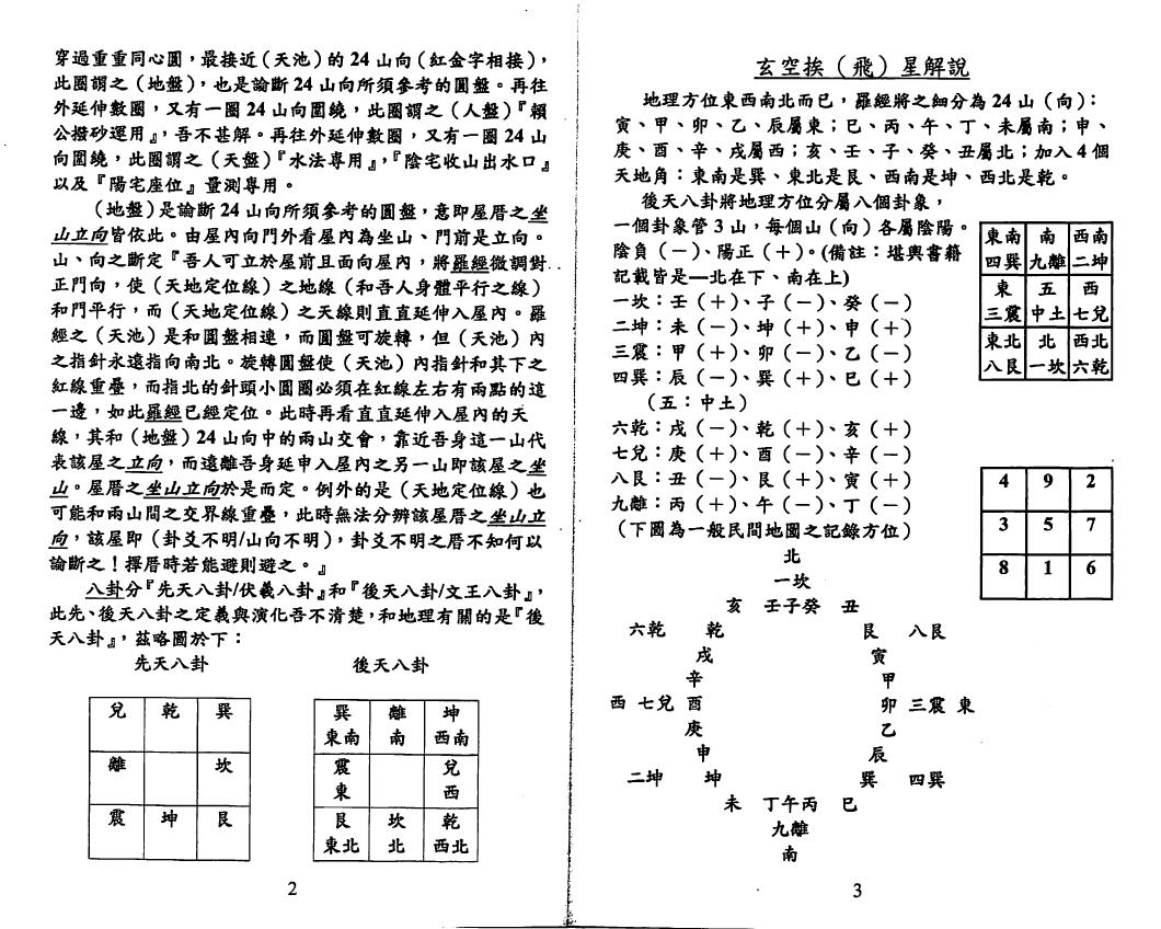 邱馨谊《三元玄空挨星图解》 堪舆阳宅 第4张