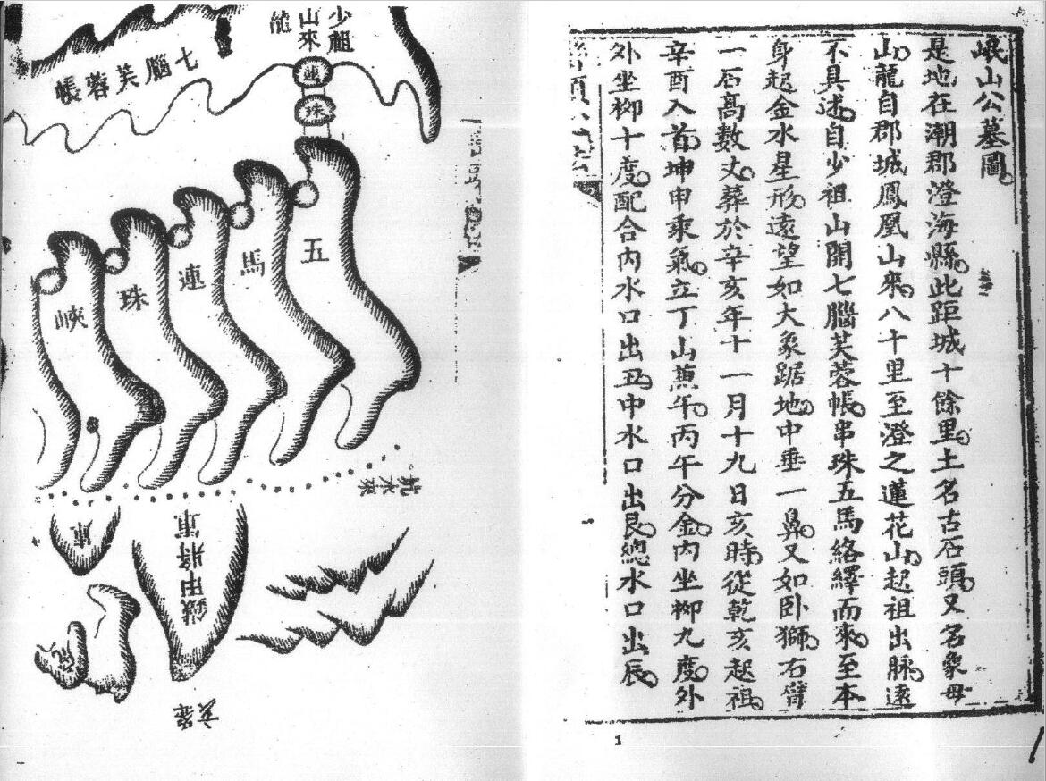 风水堪舆古籍《峦头心注》古本[清]堪舆学家 蔡岷山著 国学古籍 第1张