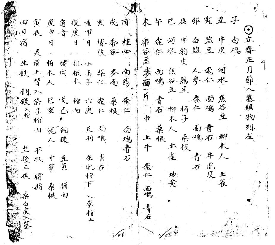 风水古籍《地理葬埋黑通书》78页双页 国学古籍 第4张