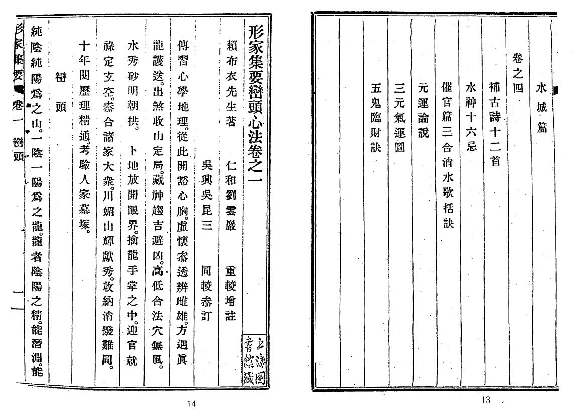 风水古籍《赖布衣形家集要》 国学古籍 第4张