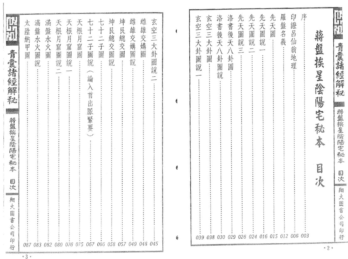 杨筠松《青囊诸经解秘》上中下三册（翔大版） 堪舆阳宅 第3张