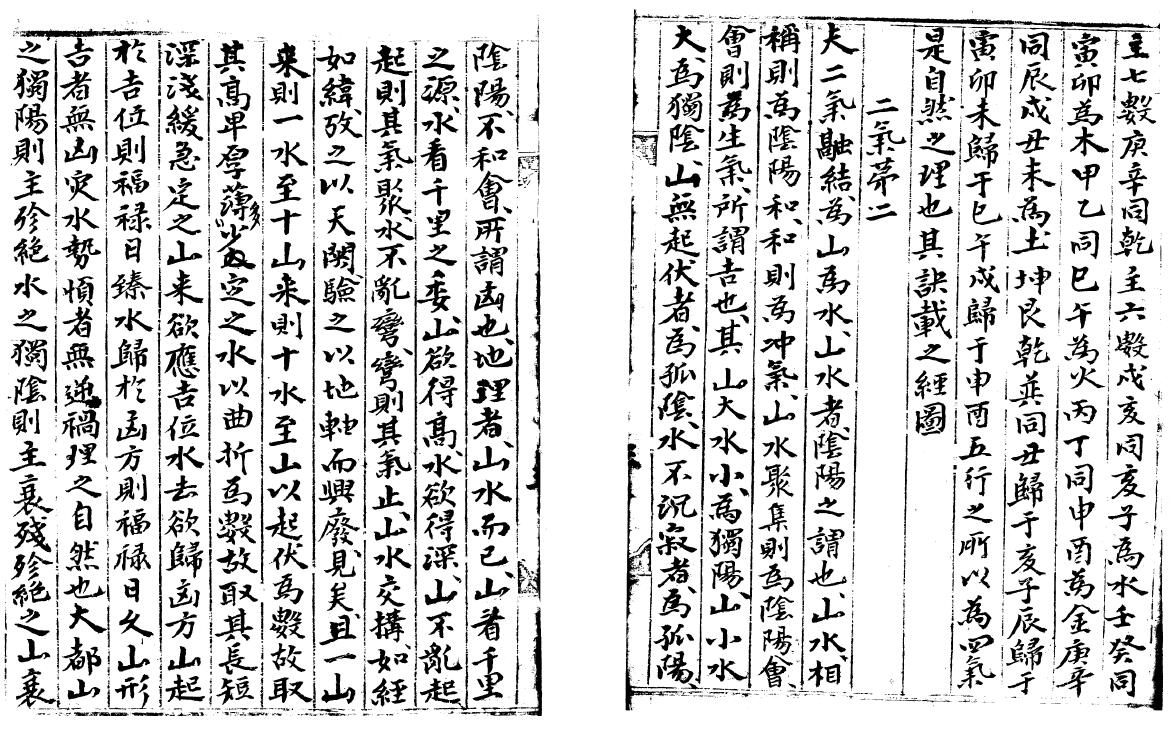 风水古籍《地理新法 明山论》22页双面 国学古籍 第3张