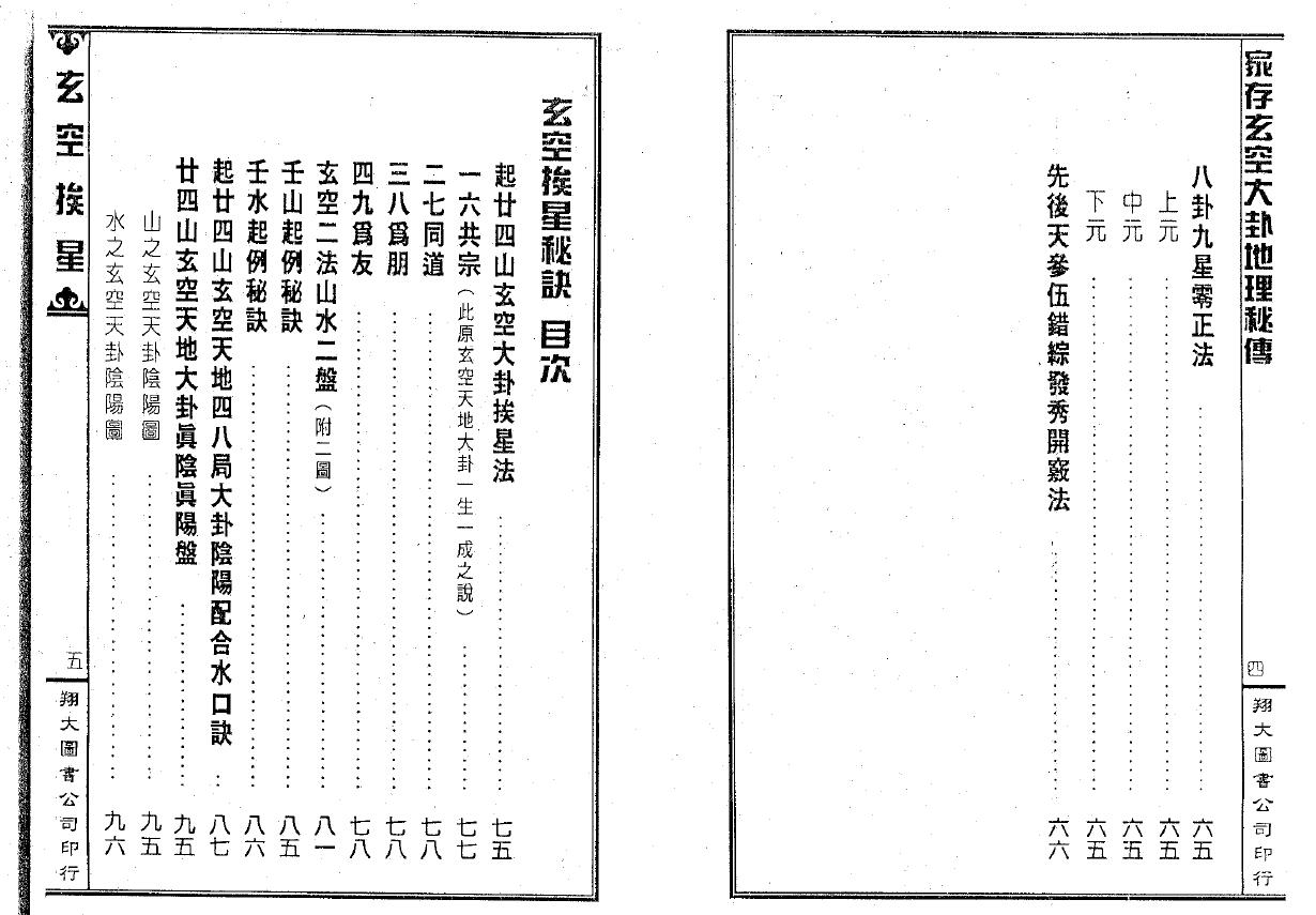 李崇仰重编《家存玄空大卦地理秘传 玄空挨星秘诀合编》162页双页版 堪舆阳宅 第4张