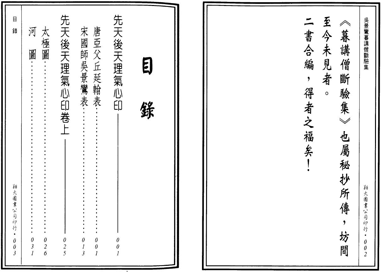 吴景鸾《先天后天理气心印吴景鸾暮讲僧断验集合编》李崇仰重编178页双面 堪舆阳宅 第2张