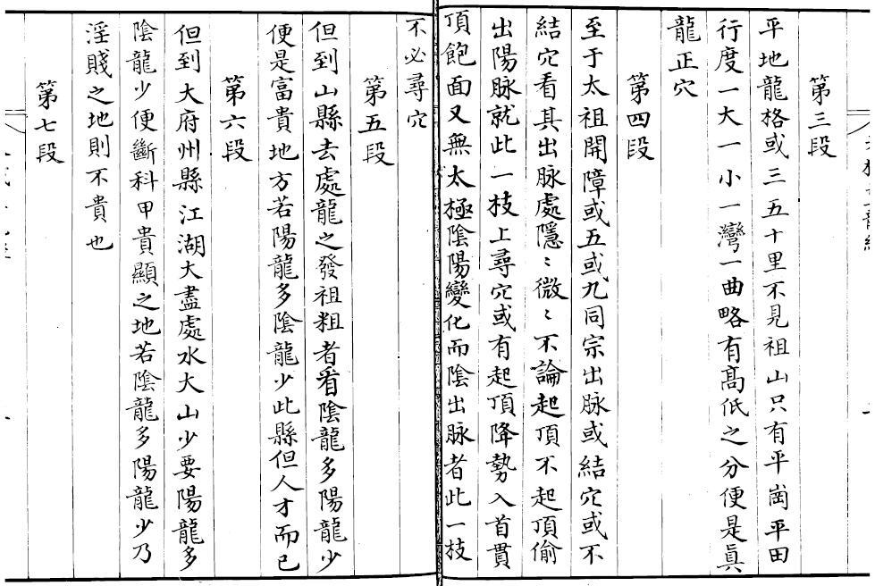 吴景鸾秘授廖金精笔记《天机望龙经》21页双面 国学古籍 第3张