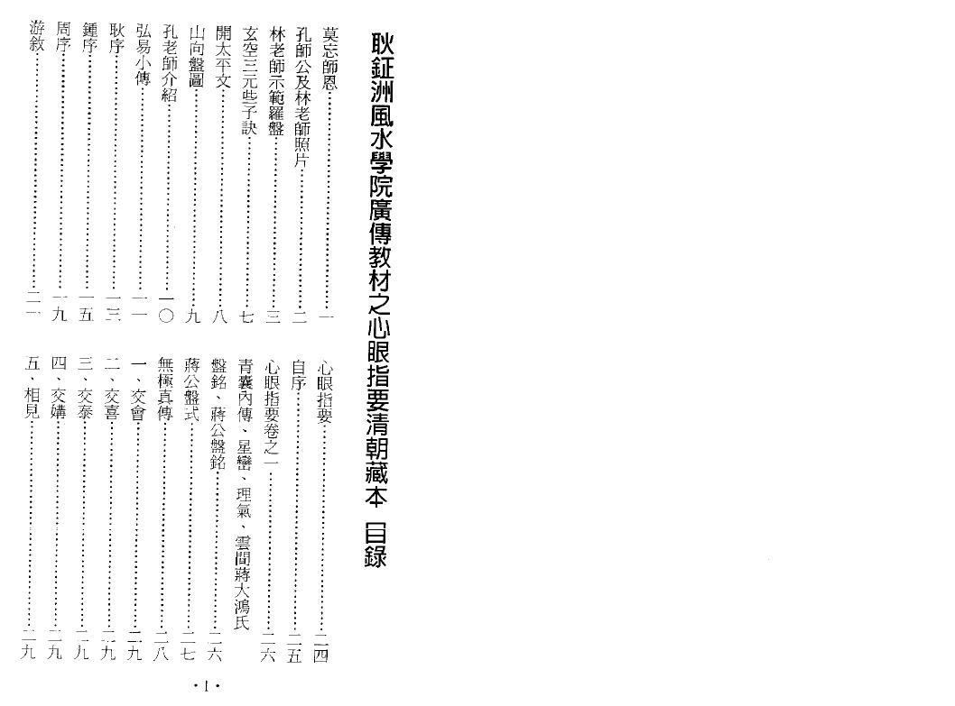 耿钲洲 无常派玄空珍秘系列《心眼指要》165页双面 堪舆阳宅 第2张