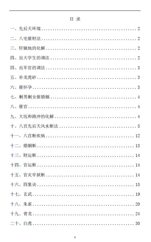 张成达《阳宅风水铁口断笔记》71页 堪舆阳宅 第1张