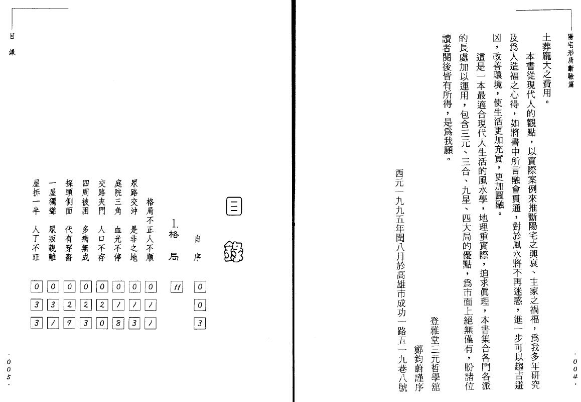 郑钧蔚《阳宅形局断验篇》98页双面 堪舆阳宅 第2张