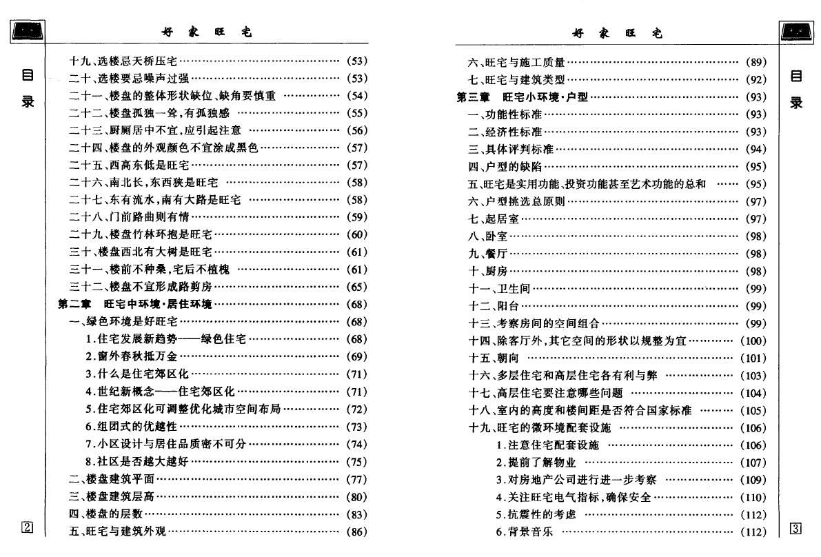 张述任《好家旺宅 买房优选与旺宅福地》189页双面 堪舆阳宅 第3张