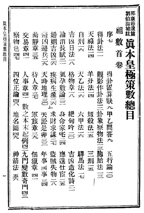 邵康节编 刘伯温补记《真本皇极策数祖数》 八字命理 第2张