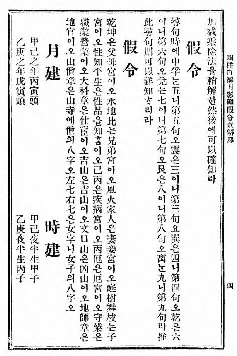 命理古籍《四柱自解月影图（附假令章解释）》192页 八字命理 第5张