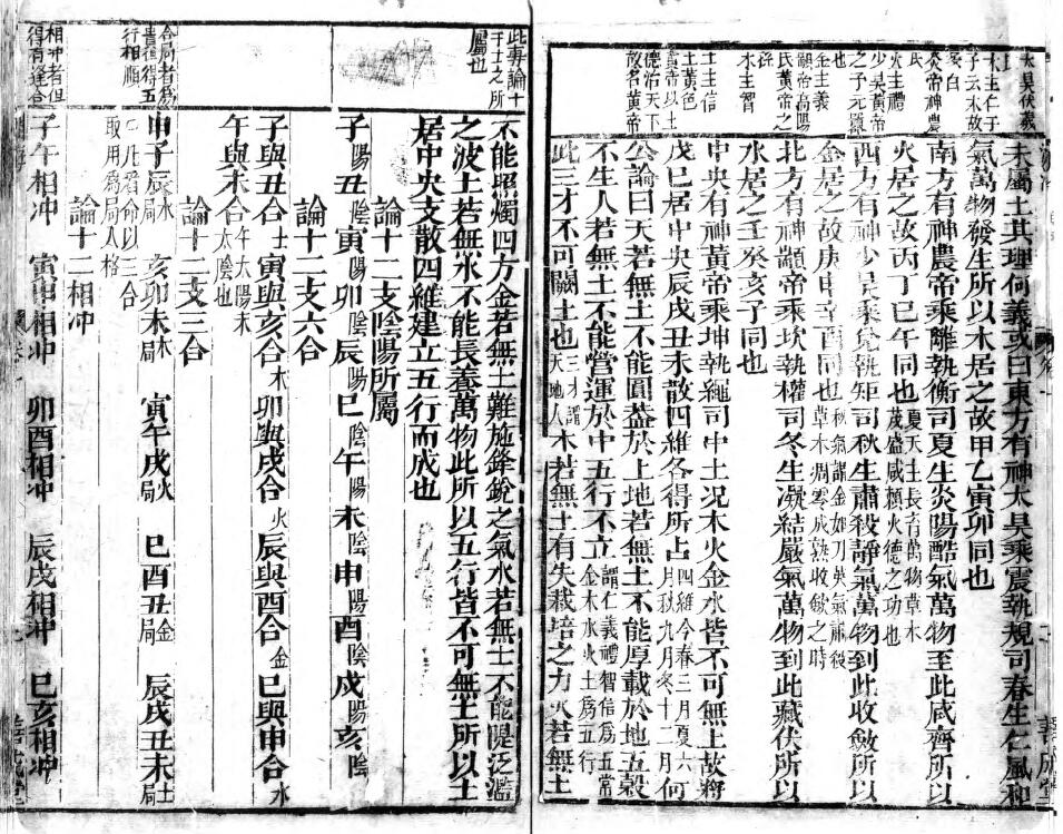 子平八字古籍《新刊合并官板音义评注渊海子平》(宋)徐升 八字命理 第3张