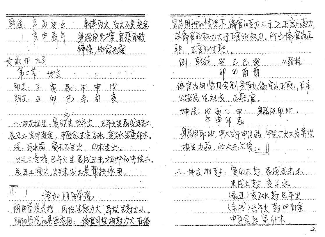 席学易《四柱高级班面授资料》 八字命理 第3张