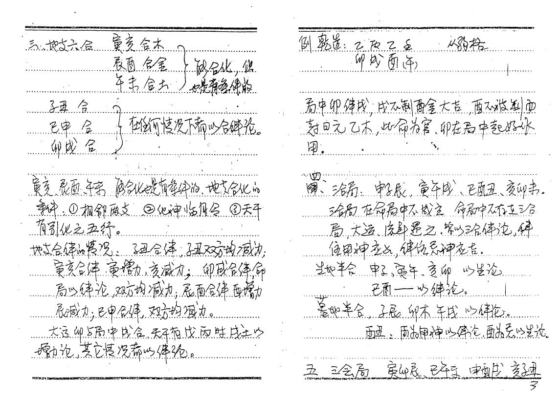 席学易《四柱高级班面授资料》 八字命理 第4张