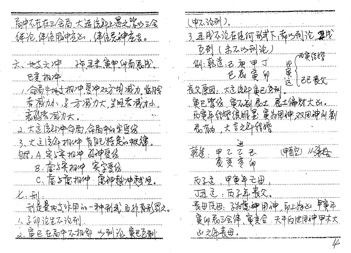 席学易《四柱高级班面授资料》 八字命理 第5张