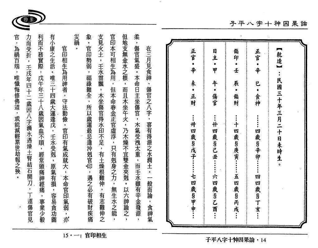 吴政忆《子平八字十神因果论》上下册 八字命理 第5张