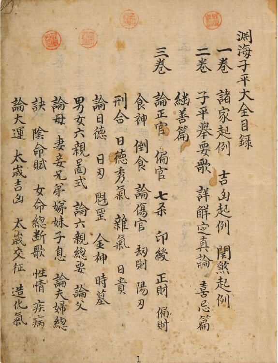 命理古籍《渊海子平大全》174页 八字命理 第1张