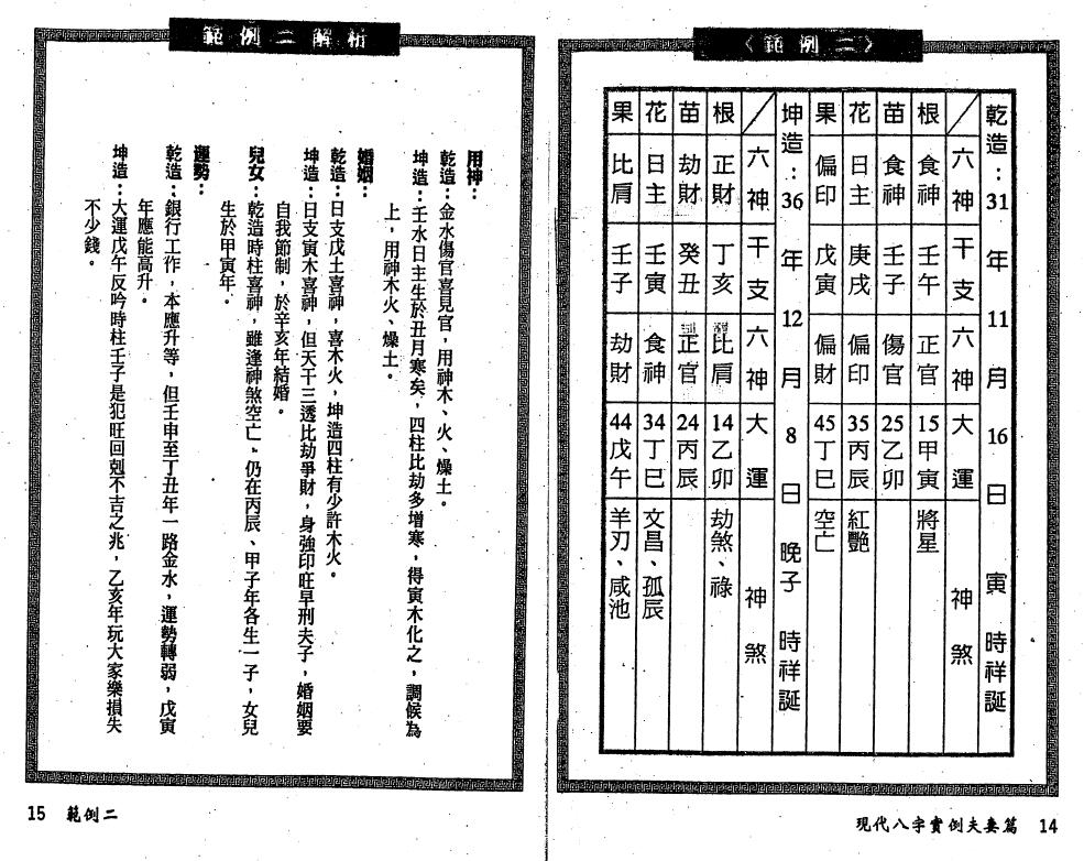 蔡宗志《现代八字实例夫妻篇》 八字命理 第4张