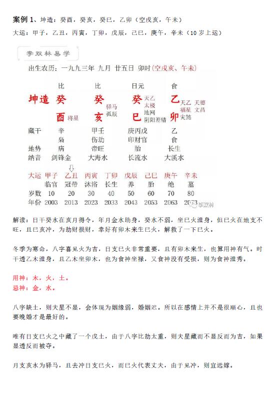 李双林命理案例集1-3部 八字命理 第2张