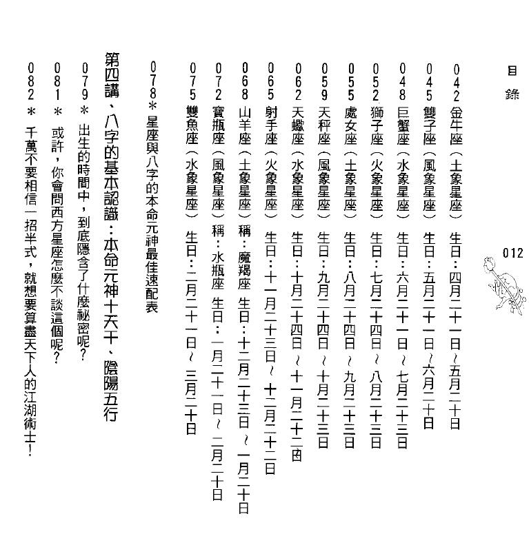 四明居士《八字好好玩·从星座来看八字》 八字命理 第3张