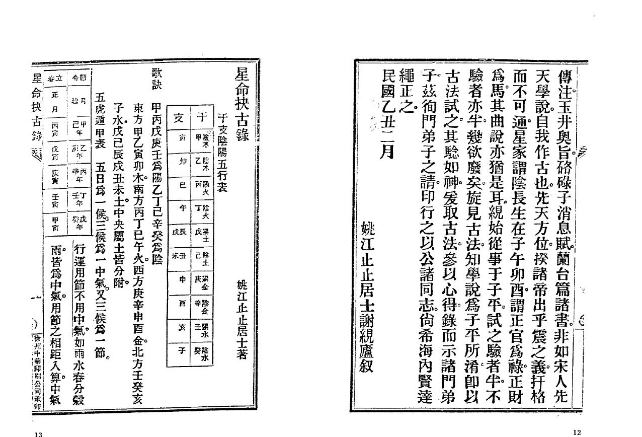 止止居士《星命抉古录（星命决古录）》 八字命理 第2张