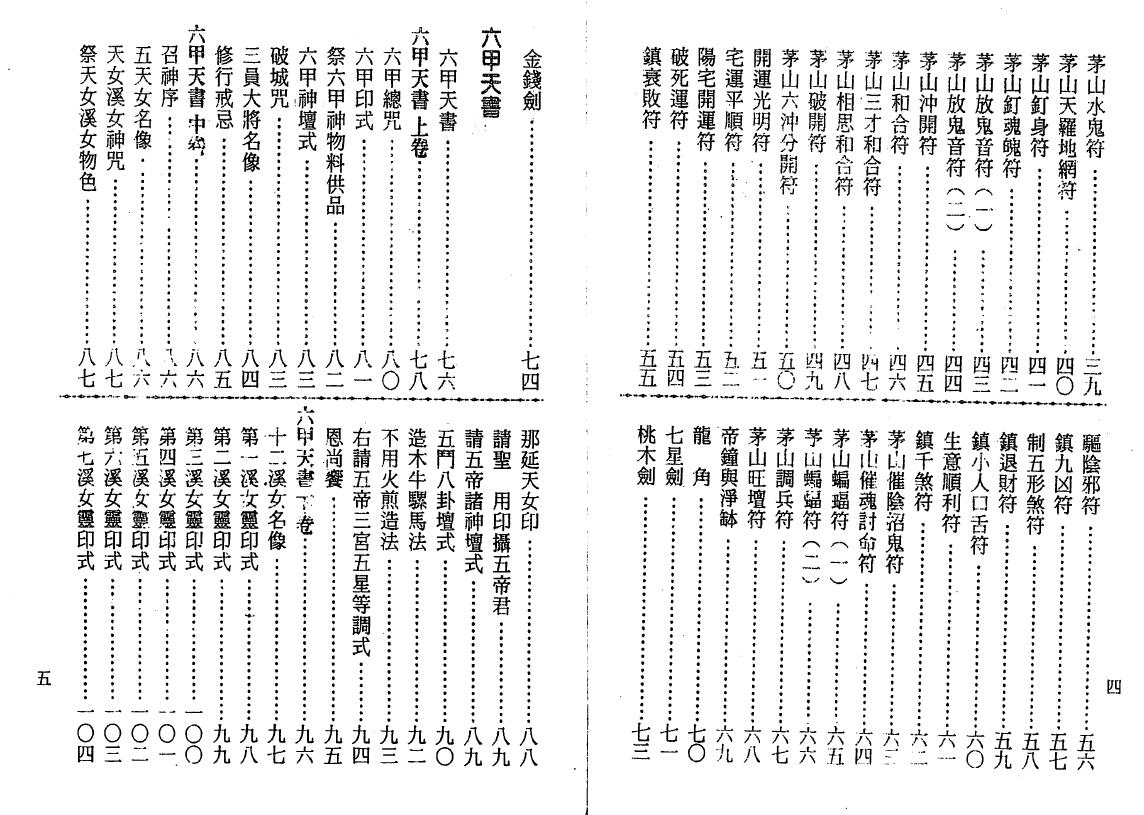 谢任芳《茅山法术-六甲天书》161双页 易学 第2张