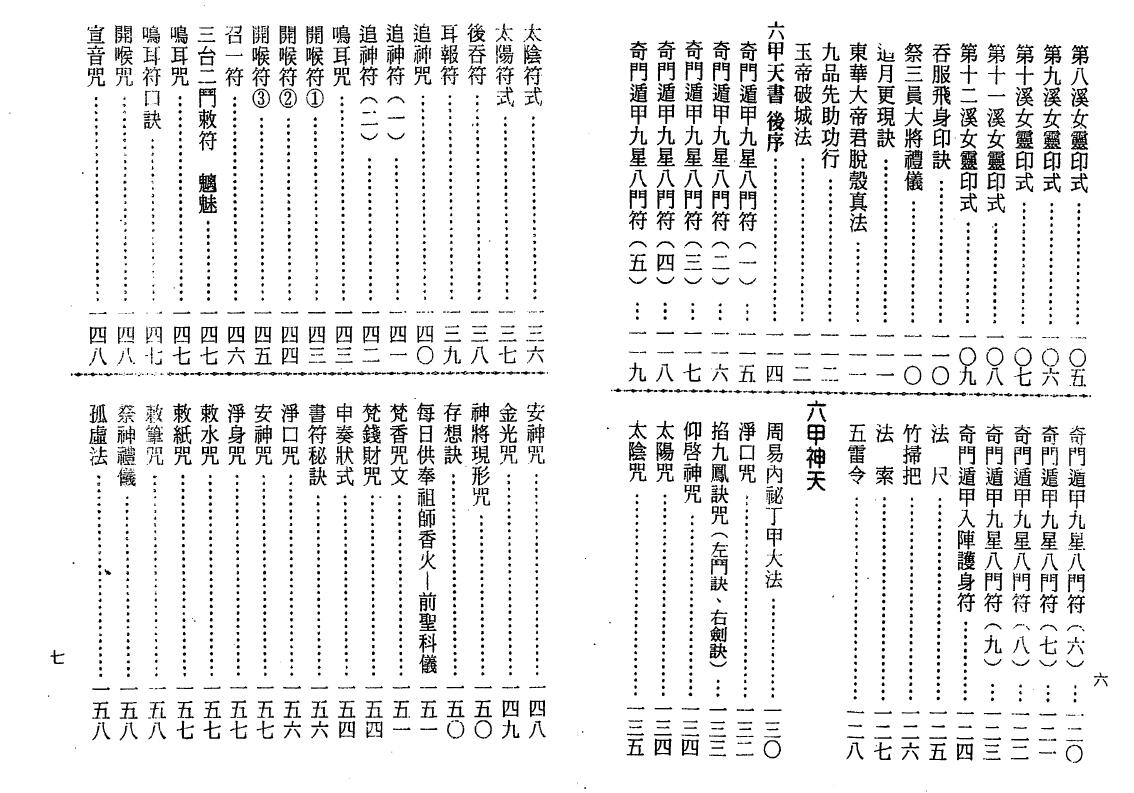 谢任芳《茅山法术-六甲天书》161双页 易学 第3张